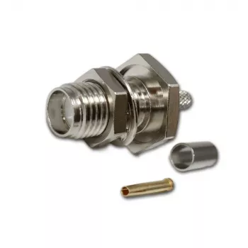 Telegärtner SMA-aljzat beépített crimp dugó RG-316/U-hoz, nikkelezett, 5-ös csomag (J01151A0009)