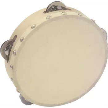 DIMAVERY DTH-704 tamburin 18 cm természetes fa acél cintányérral 26053174