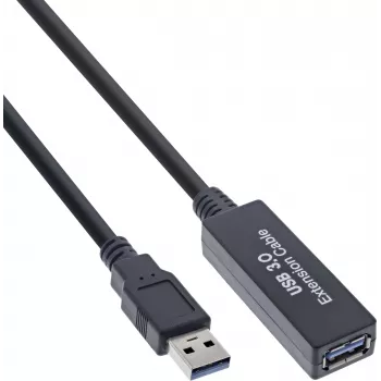 Kindermann USB 3.2 aktív hosszabbítókábel 10 m (K-35655A)