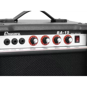 DIMAVERY BA-15 15W basszus kombó erősítő fekete 26363005