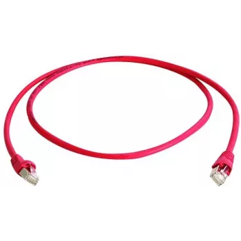 Telegärtner CAT 6A S/FTP crossover hálózati patchkábel, RJ45, 3 m, piros, halogénmentes, lánggátló L00002A0139