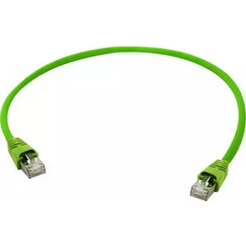 Telegärtner L00000A0138 Cat5e S/FTP patchkábel, 1m, zöld