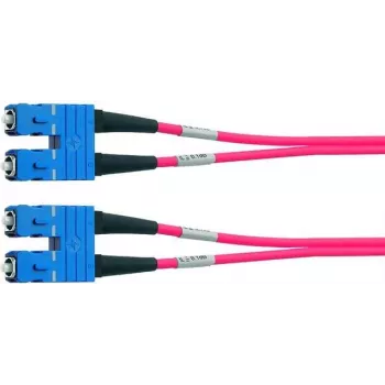Telegärtner SC/SC OM4 duplex üvegszál patchkábel, 2 m, lila L00881A0028