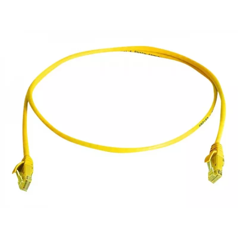 TELEGÄRTNER L00000A0295 1m Cat6 U/UTP sárga patchkábel