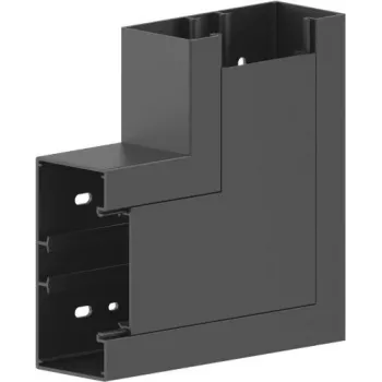 GGK BR 60x130/80-FW lapos könyök 60x130/80 RAL 9005 PVC 18351