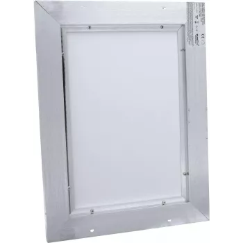 EUROPALMS A3 Illuminated Advertising Wall Display, LED Backlit, Aluminum Frame, Silver 83331750