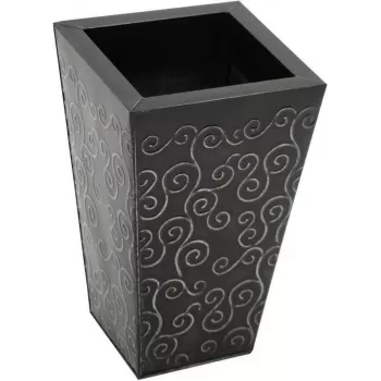 EUROPALMS Zinc Planter, Patterned, 31cm 83059553