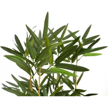 EUROPALMS Artificial Bamboo in Decorative Bowl, 150cm 82509262