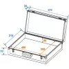 DIMAVERY Effector-Case Large pedálboard flight case 26380060