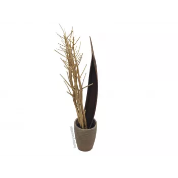 EUROPALMS Dried Fennel Bunch, Gold, 160cm 83502363