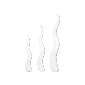 EUROPALMS Design Vase WAVE-100, White (83011906)