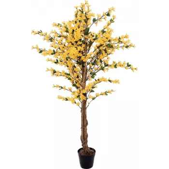 EUROPALMS mű forsythiafa 3 törzzsel, sárga, 150 cm 82507102