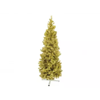 EUROPALMS FUTURA Artificial Christmas Tree, gold-metallic, 210 cm 83500555