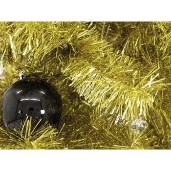 EUROPALMS FUTURA Artificial Christmas Tree, gold-metallic, 210 cm 83500555