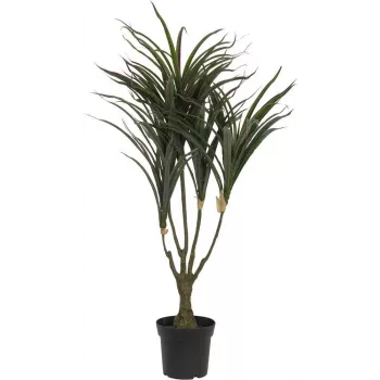 EUROPALMS Artificial Dracaena Plant, Green-Red, 90cm 82505778