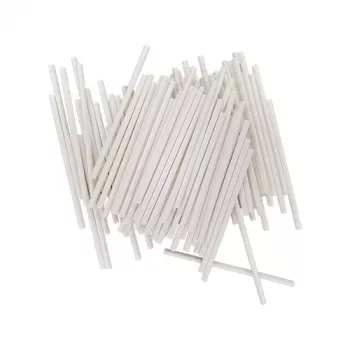 LURCH Flexiform papír cake pop pálcikák fehér 100 darab (85127)