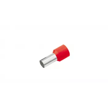 Cimco 187220 részben szigetelt érvéghüvely 1,5 mm² piros, 100 darab