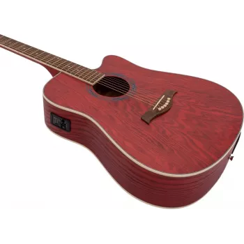 DIMAVERY JK-510 western gitár, cutaway, erezett 26231389