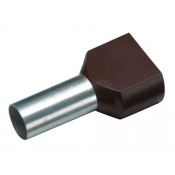 Cimco 187723 kettős érvéghüvely 1,5 mm² részszigetelt fekete 100 darab