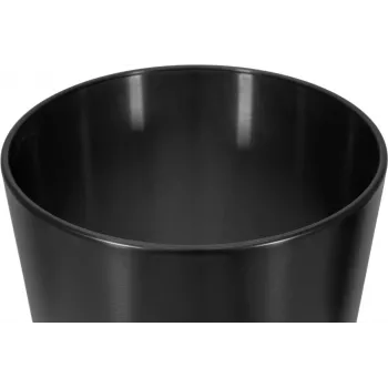 EUROPALMS STEELECHT-40 Nova Stainless Steel Planter, Anthracite, Ø40cm 83011398