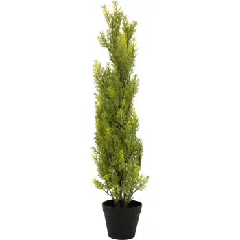 EUROPALMS Leyland ciprus műnövény, 90cm, fekete cserép 82606962