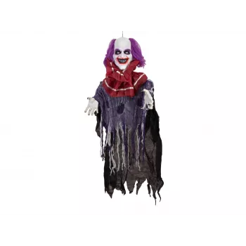 EUROPALMS animált Halloween figura bohóc Robby, 120cm 83316147