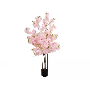 EUROPALMS mű cseresznyevirágfa 3 törzzsel, rózsaszín, 160 cm 82507834