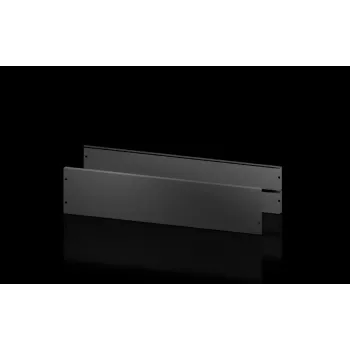 Rittal AX lábazati előlap elöl és hátul, H 200 mm, B 1000 mm-hez, acéllemez, RAL 9005, 2 db (2830102)