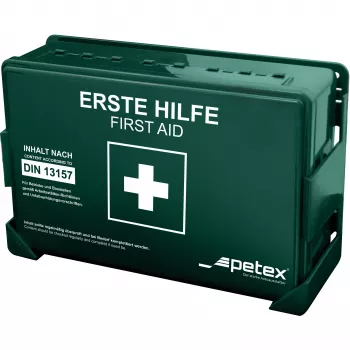 Petex DIN 13157 elsősegélydoboz 270 x 85 x 180 mm zöld 43924213