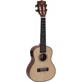 DIMAVERY UK-800 koncert ukulele, tömör lucfenyő fedél 26255857