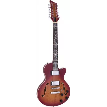 DIMAVERY LP-612 elektromos gitár, Flamed Sunburst 26215180