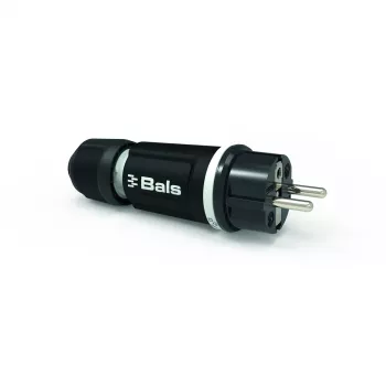 BALS 7371-1 Schuko-dugó 16A 3p 250V IP54 fekete gumi