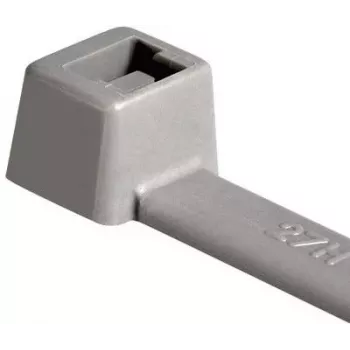HellermannTyton 116-01818 szürke poliamid kábelkötöző, 100 mm x 2,5 mm, 22 mm köteg, 100 darabos csomag