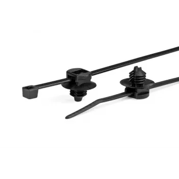 HellermannTyton T30LRFT6 fekete poliamid kábelkötöző, 260mm x 3,3mm, 500 darabos csomag 150-77932