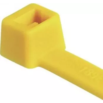 HellermannTyton T30R sárga kábelkötöző 150 x 3,6 mm, PA66, 100 darab (116-01814)