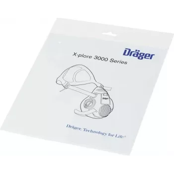 Dräger X-plore 3300 félmaszk légzésvédő szett 2 A1B1E1K1P3 kombinált szűrővel R57794