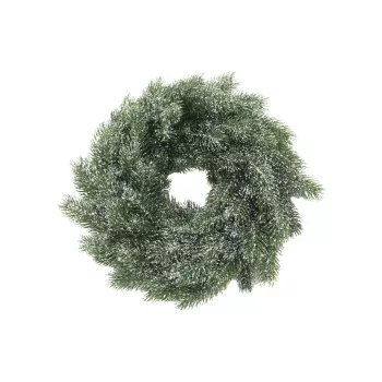 EUROPALMS hóborított PE fenyőkoszorú, 45cm 83501720