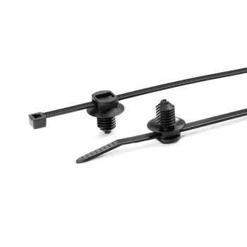 HellermannTyton T30LFT6LG fekete poliamid kábelkötöző 150mm x 3,6mm, 500 darabos csomag 150-31097