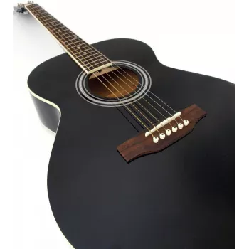 DIMAVERY AW-303 Western Guitar Black (26242004)