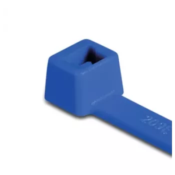 HellermannTyton T80R szabványos kábelkötöző, 210 x 4,6 mm, kék, 100 darab (116-08016)