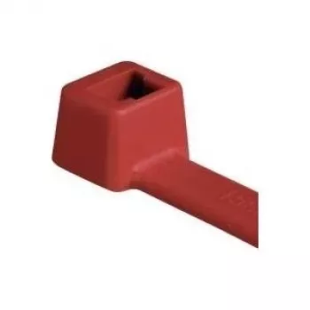 HellermannTyton T80R-N66-RD-C1 szabványos kábelkötöző, 210 mm x 4,6 mm, piros, 100 darab 116-08012