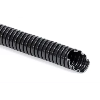 HellermannTyton HG-SW11 PA6 BK 50 védőtömlő, 8,5 mm névleges átmérő, fekete, 50 m