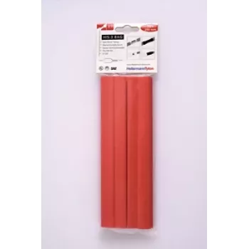 HELLERMANNTYTON HIS-3 Heat Shrink Tubing Set, 3:1, 12 mm / 4 mm, Red 308-31211