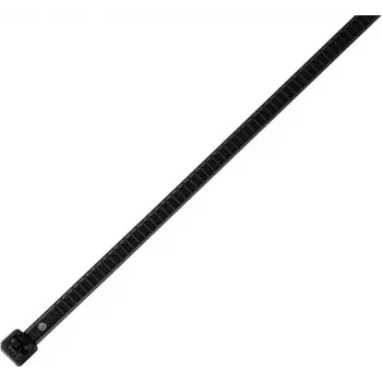 HellermannTyton újrafelhasználható kábelkötöző LR55 195x4,7 mm fekete 25-ös csomag 115-00002