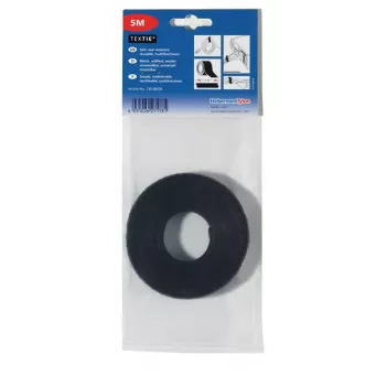 HellermannTyton tépőzáras kábelkötöző 1 m x 12,5 mm fekete (130-00008)