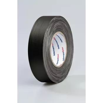 HellermannTyton HelaTape Tex szövet ragasztószalag 19 mm x 10 m fekete pamut-poliészter 712-00204