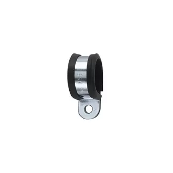 HellermannTyton AFCS63-GS/PVC-BK/ML csavarozható rögzítőbilincs kábelekhez, tömlőkhöz, csövekhez, max. kötegátmérő Ø 63 mm, kloroprén védőprofil, fekete 166-50608