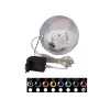 EUROPALMS LED hógömb 15 cm, rózsaszín 83501246
