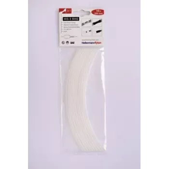 HellermannTyton HIS-3 Heat Shrink Tubing 3:1, 3 mm, Black, 20 cm, 10 Pieces (308-30315)