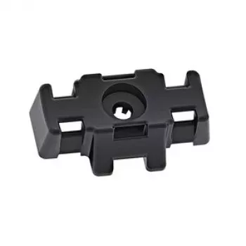 HellermannTyton S3SB15CBM8-PA6GF30-BK csavarozható rögzítőalap kábelkötegelőhöz, fekete, M8, PA6GF30, 1 darab 151-01010